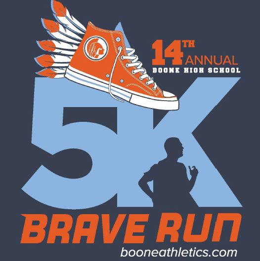 Boone High School 14th Annual Boone Brave Run logo