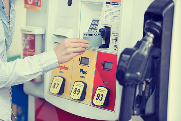 credit card skimmer on gas pump