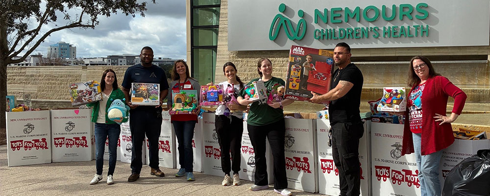 nemours elf workshop toy donation 2025
