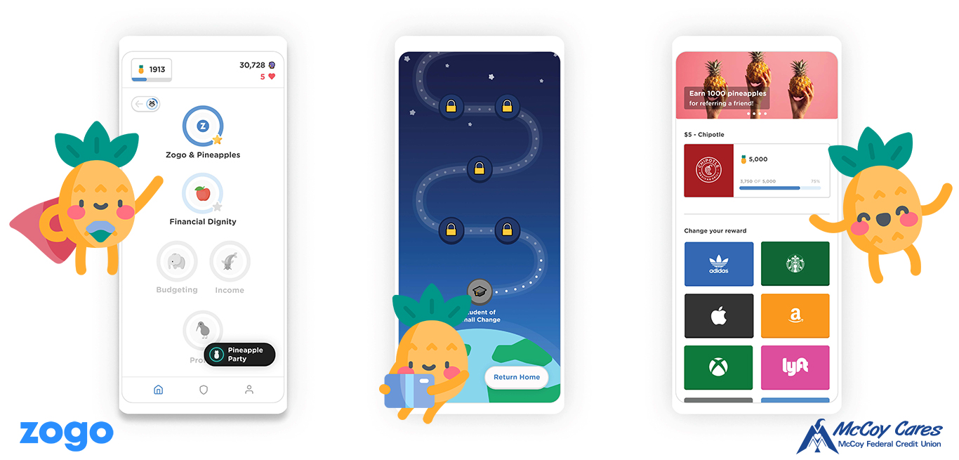 zogo app with logos